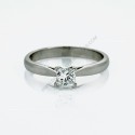 E SI2 Princess Cut Diamond Solitaire Ring